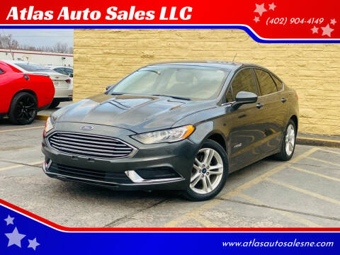 2018 Ford Fusion Hybrid for sale at Atlas Auto Sales LLC in Lincoln NE