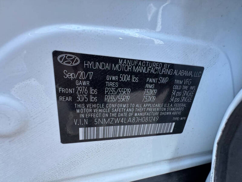 2018 Hyundai Santa Fe Sport 2.0T Ultimate