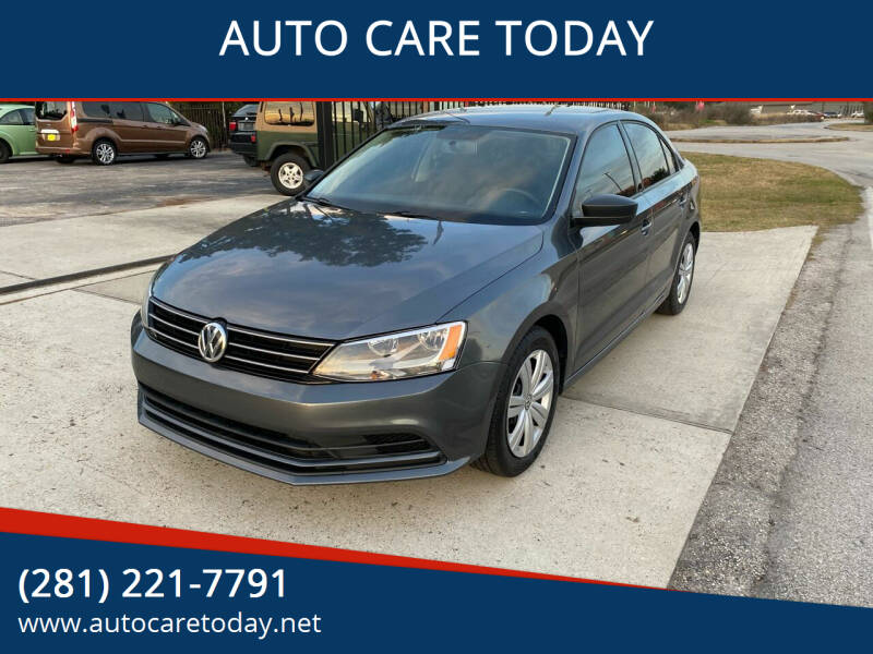 2015 Volkswagen Jetta for sale at AUTO CARE TODAY in Spring TX