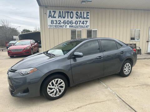2019 Toyota Corolla for sale at AZ Auto Sale in Houston TX