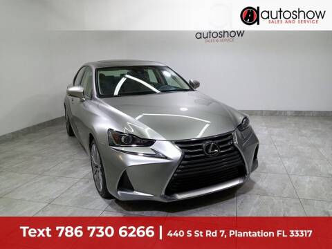 2017 Lexus IS 200t for sale at AUTOSHOW SALES & SERVICE in Plantation FL