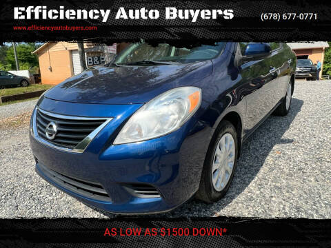 2014 Nissan Versa for sale at Efficiency Auto Buyers in Milton GA