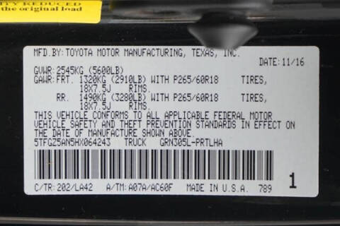 2017 Toyota Tacoma Limited