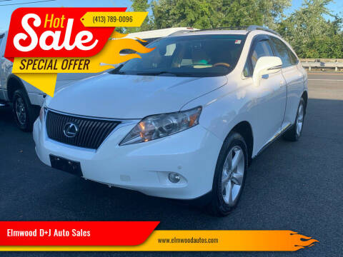 2011 Lexus RX 350 for sale at Elmwood D+J Auto Sales in Agawam MA