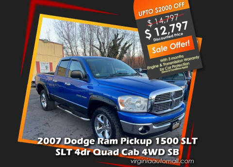 2007 Dodge Ram 1500 for sale at Virginia Auto Mall in Woodford VA