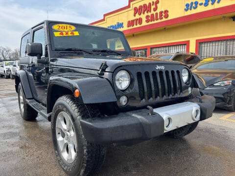 2015 Jeep Wrangler for sale at Popas Auto Sales #2 - Popas Auto Sales in Detroit MI