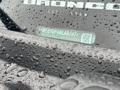 2022 Ford Bronco Wildtrak Advanced