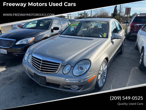 2008 Mercedes-Benz E-Class for sale at Freeway Motors Used Cars in Modesto CA