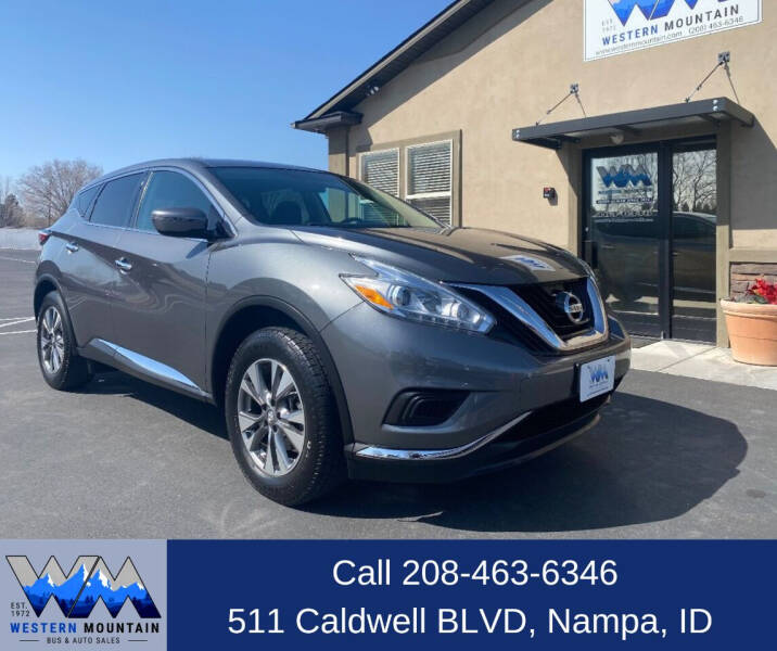 2016 Nissan Murano for sale at Western Mountain Bus & Auto Sales in Nampa ID