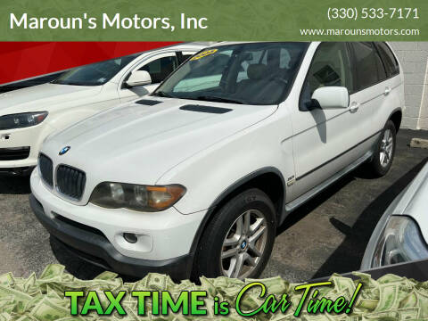 2005 BMW X5 for sale at Maroun's Motors, Inc in Boardman OH