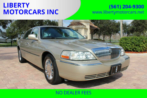 2004 Lincoln Town Car for sale at LIBERTY MOTORCARS INC in Royal Palm Beach FL