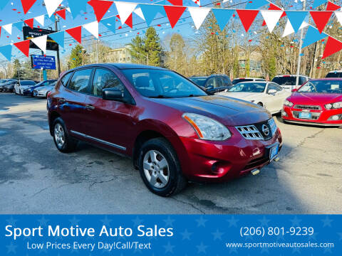 2013 Nissan Rogue for sale at Sport Motive Auto Sales in Seattle WA