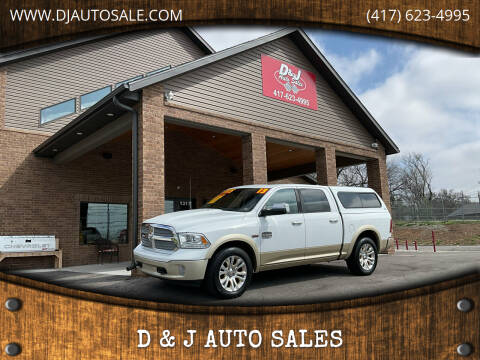 2013 RAM 1500 for sale at D & J AUTO SALES in Joplin MO
