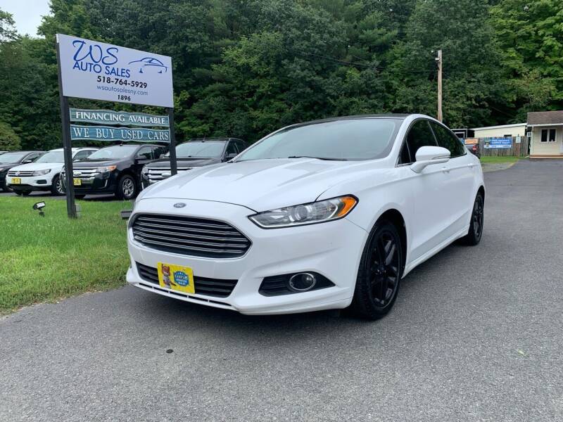 2015 Ford Fusion for sale at WS Auto Sales in Castleton On Hudson NY
