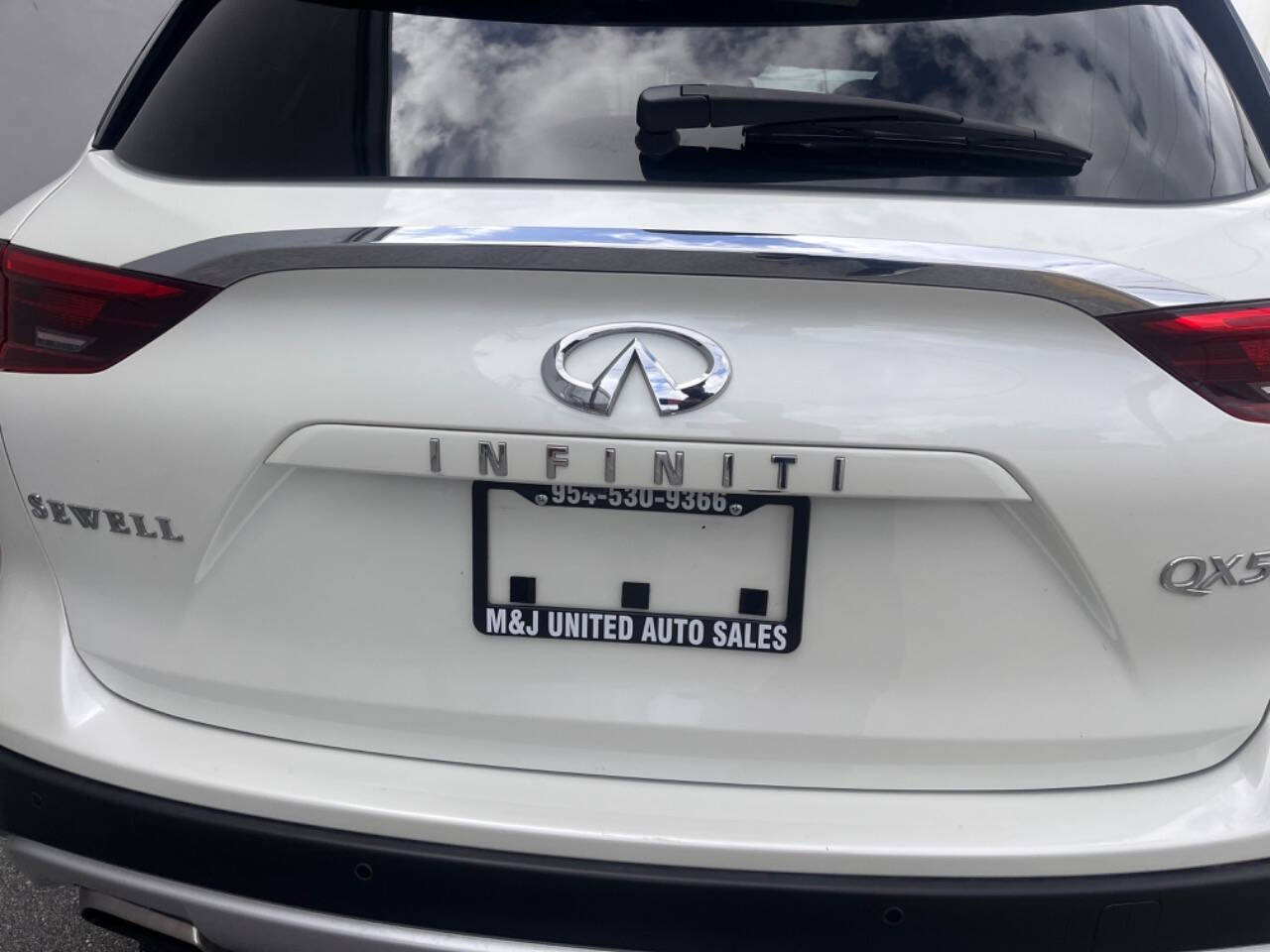 2021 INFINITI QX50 for sale at M & J UNITED AUTO SALES in LAUDERDALE LAKES, FL