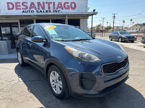 2018 Kia Sportage for sale at DESANTIAGO AUTO SALES in Yuma AZ