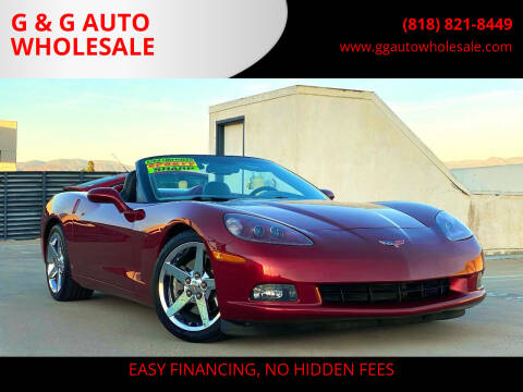 2007 Chevrolet Corvette for sale at G & G AUTO WHOLESALE in North Hollywood CA