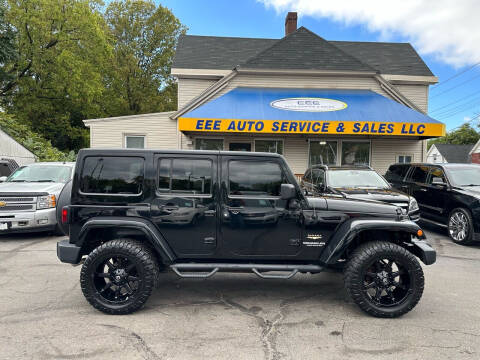 2012 Jeep Wrangler Unlimited for sale at EEE AUTO SERVICES AND SALES LLC in Cincinnati OH