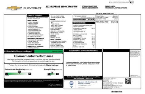 2023 Chevrolet Express 2500