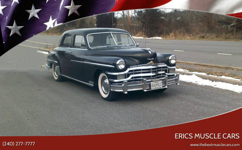 1949 Chrysler Windsor for sale at Eric's Muscle Cars in Clarksburg MD