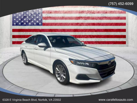 2021 Honda Accord for sale at Carafello's Auto Sales in Norfolk VA