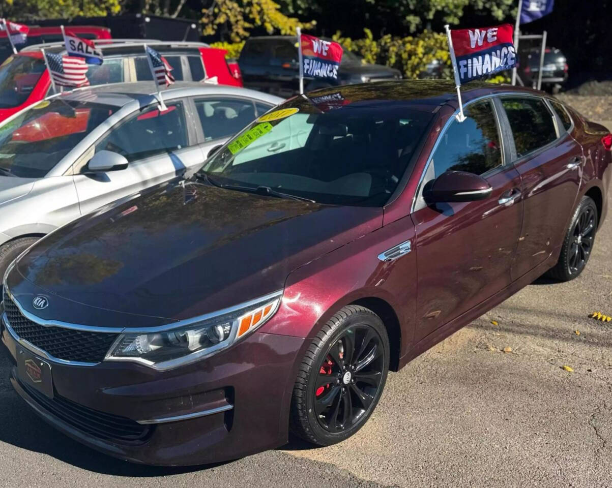 2017 Kia Optima for sale at Adam Auto Sales Inc in Berlin, CT