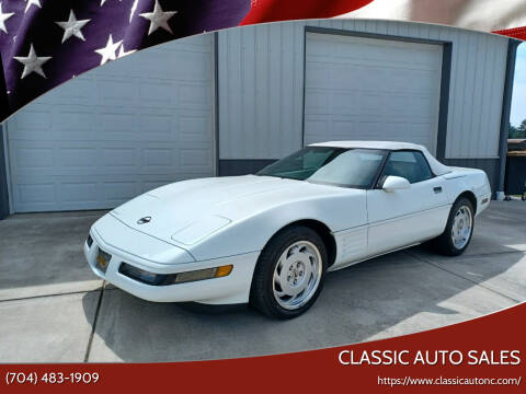 1992 Chevrolet Corvette for sale at Classic Auto Sales in Maiden NC