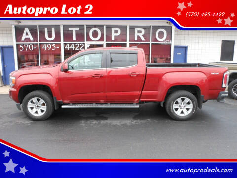 2015 GMC Canyon for sale at Autopro Lot 2 in Sunbury PA