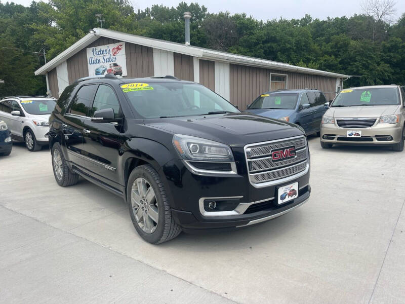 2014 GMC Acadia for sale at Victor's Auto Sales Inc. in Indianola IA