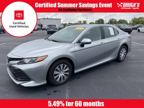 2020 Toyota Camry Hybrid for sale at White's Honda Toyota of Lima in Lima OH