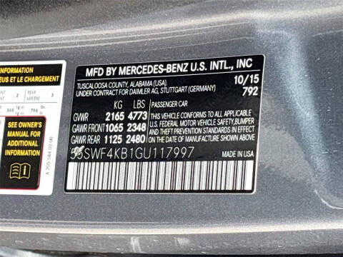 2016 Mercedes-Benz C-Class