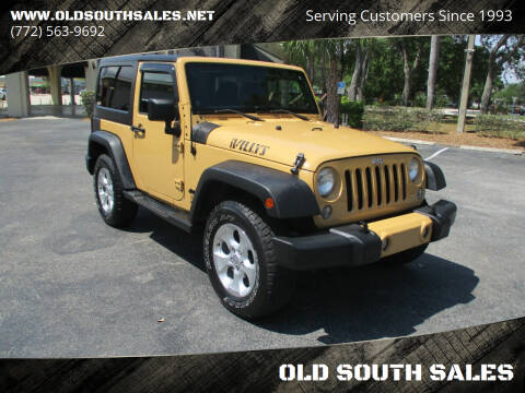 2014 Jeep Wrangler for sale at OLD SOUTH SALES in Vero Beach FL