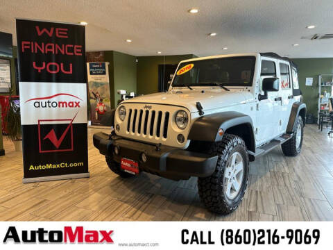 2016 Jeep Wrangler Unlimited for sale at AutoMax in West Hartford CT
