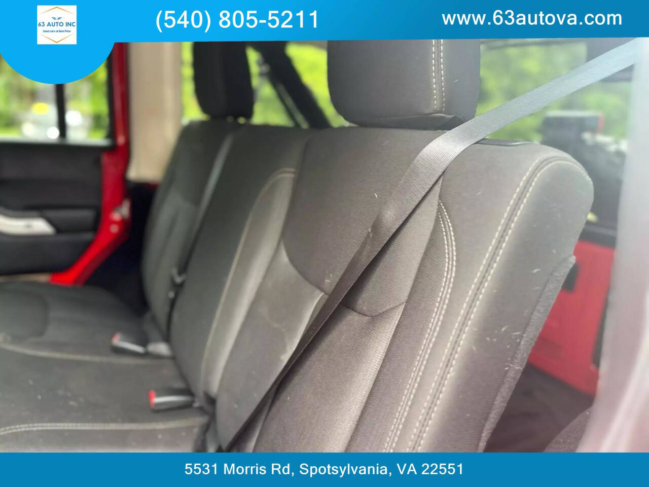 2015 Jeep Wrangler Unlimited for sale at 63 Auto Inc in Spotsylvania, VA