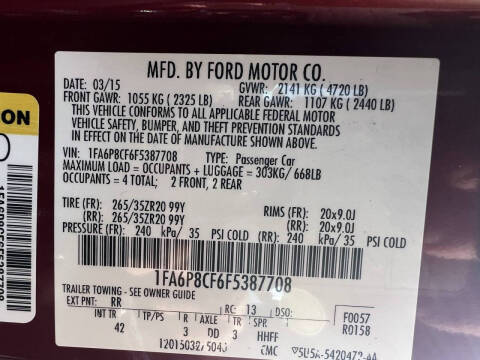 2015 Ford Mustang GT Premium