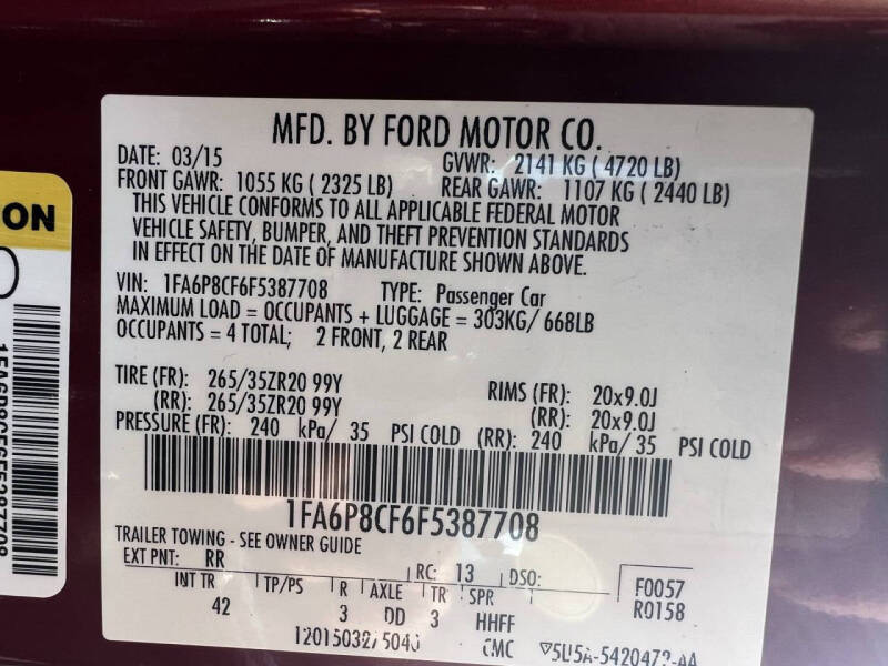 2015 Ford Mustang GT Premium