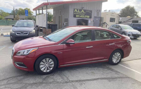 2016 Hyundai Sonata Hybrid for sale at Affordable Luxury Autos LLC in San Jacinto CA