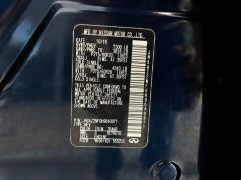 2017 Infiniti QX80 Signature Edition