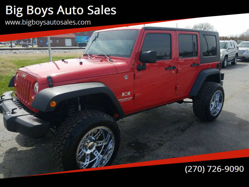 2009 Jeep Wrangler Unlimited for sale at Big Boys Auto Sales in Russellville KY