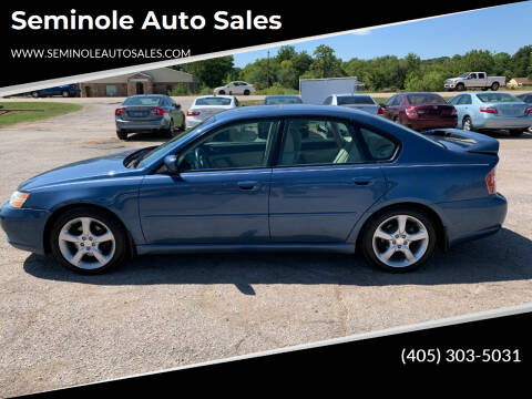 2007 Subaru Legacy for sale at Seminole Auto Sales in Seminole OK