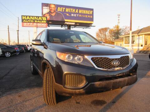 2013 Kia Sorento for sale at Hanna's Auto Sales in Indianapolis IN
