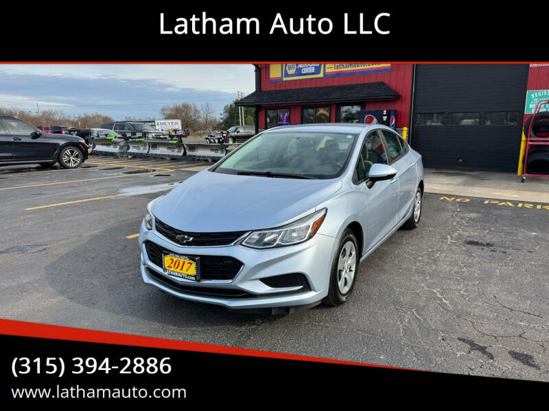 2017 Chevrolet Cruze for sale at Latham Auto LLC in Ogdensburg NY