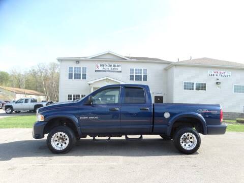 2004 Dodge Ram Pickup 2500 for sale at SOUTHERN SELECT AUTO SALES in Medina OH