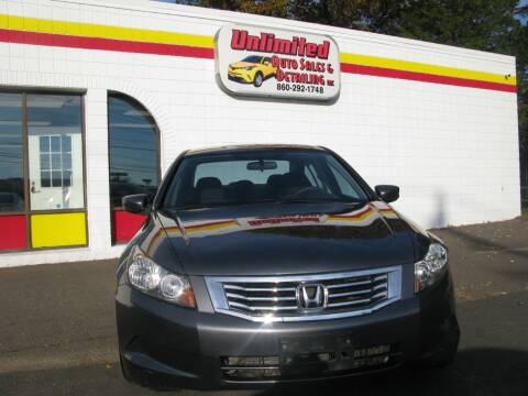 2008 Honda Accord for sale at Unlimited Auto Sales & Detailing, LLC in Windsor Locks CT