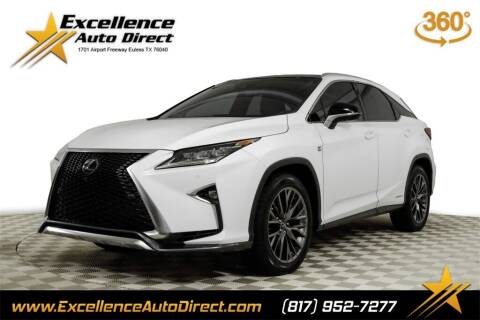 2018 Lexus RX 450h for sale at Excellence Auto Direct in Euless TX