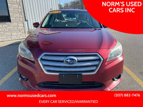 2015 Subaru Legacy for sale at NORM'S USED CARS INC in Wiscasset ME
