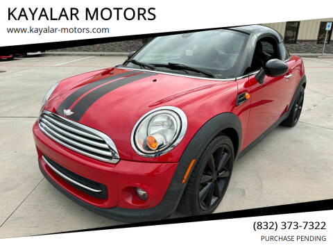 2013 MINI Coupe for sale at KAYALAR MOTORS in Houston TX