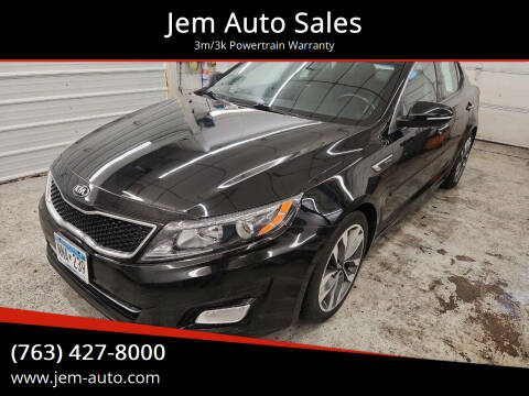 2014 Kia Optima for sale at Jem Auto Sales in Anoka MN