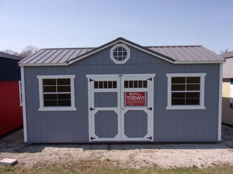  10 x 20 utility w/ gable dormer for sale at Extra Sharp Autos in Montello WI