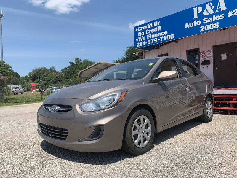 2014 Hyundai Accent for sale at P & A AUTO SALES in Houston TX